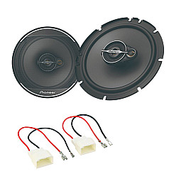 Ford F-150 2015 - 2019 Pioneer Rear Speaker Upgrade Kit with Wiring Adaptor