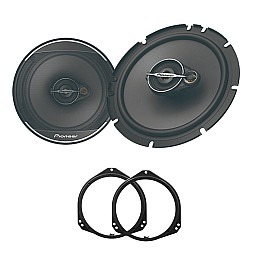 BMW X5 E53 2003 - 2006 Pioneer 16.5cm Front Door Speaker Upgrade Kit BMW X5 E53 2003 - 2006 Pioneer 16.5cm Front Door Speaker Upgrade Kit