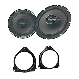 Pioneer 165mm Speaker Upgrade Kit For Citroen Berlingo 2008-2018 Front Door Pioneer 165mm Speaker Upgrade Kit For Citroen Berlingo 2008-2018 Front Door