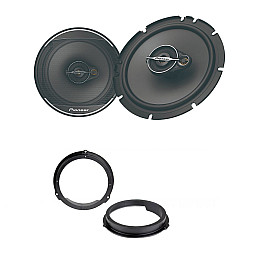 Ford Ranger 2012 - 2016 Pioneer 17cm Front or Rear Door Speaker Upgrade Kit