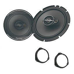 Fiat Ducato, 500, Panda, Punto Pioneer Front Door 6.5" 3-way Coaxial Speaker Upgrade Kit Fiat Ducato, 500, Panda, Punto Pioneer Front Door 6.5" 3-way Coaxial Speaker Upgrade Kit