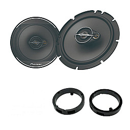Mitsubishi Lancer, Mirage, Outlander Pioneer Front Door 6.5" 3-way Coaxial Speaker Upgrade Kit