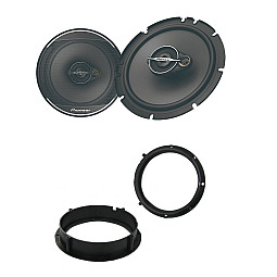 Pioneer 165mm Speaker Upgrade Kit For Seat Altea, Arosa, Ibiza, Mii Front or Rear Door Pioneer 165mm Speaker Upgrade Kit For Seat Altea, Arosa, Ibiza, Mii Front or Rear Door