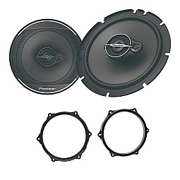 Pioneer 16.5cm 165mm Front Door Speaker Upgrade Kit For Seat Ibiza 2008 - 2014 Pioneer 16.5cm 165mm Front Door Speaker Upgrade Kit For Seat Ibiza 2008 - 2014