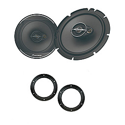 Pioneer 165mm Speaker Upgrade Kit for VW Caddy, Transporter Front Door Pioneer 165mm Speaker Upgrade Kit for VW Caddy, Transporter Front Door