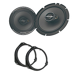 Vauxhall Corsa D 2006 - 2012 Pioneer 165mm Front Door Speaker Upgrade kit Vauxhall Corsa D 2006 - 2012 Pioneer 165mm Front Door Speaker Upgrade kit