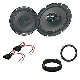 VW UP 2011 - 2014 Front Door High Grade Speaker Rings Wiring Upgrade Kit VW UP 2011 - 2014 Front Door High Grade Speaker Rings Wiring Upgrade Kit