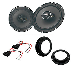 Volkswagen Golf V Pioneer 16.5cm Front Door Speaker & Adaptor Upgrade Kit