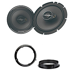 VW Polo 2001-2006 Pioneer 165mm Front or Rear DoorSpeaker Upgrade Kit  VW Polo 2001-2006 Pioneer 165mm Front or Rear DoorSpeaker Upgrade Kit