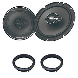 VW Golf MK6 2008 - 2011 Pioneer 16.5cm Rear Door Speaker Upgrade Kit
