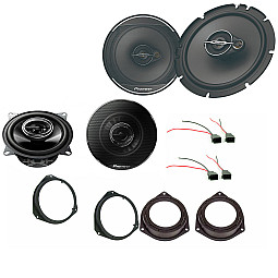 Vauxhall Corsa D 2 Door or 4 Door 2006> Front and Rear High Grade Speaker Upgrade Kit Vauxhall Corsa D 2 Door or 4 Door 2006> Front and Rear High Grade Speaker Upgrade Kit