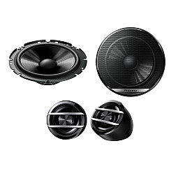Pioneer TS-G170C 600 Watts TOTAL 6.5" 17 cm 2 Way Component Kit Door Car Speakers Pioneer TS-G170C 600 Watts TOTAL 6.5" 17 cm 2 Way Component Kit Door Car Speakers