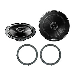 VW Polo 2002 Onwards Pioneer 17cm 165mm Front or Rear Door Speaker Upgrade Kit VW Polo 2002 Onwards Pioneer 17cm 165mm Front or Rear Door Speaker Upgrade Kit