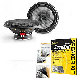 Focal 165AC 6.5" 2 Way Coaxial Speakers With Sound Proofing Deadening Material Sheet Focal 165AC 6.5" 2 Way Coaxial Speakers With Sound Proofing Deadening Material Sheet