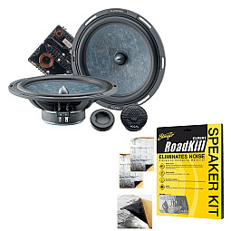 Focal 200 SF Slatefiber 2 Way Component 8" Speaker System With Sound Deadening Sheet Focal 200 SF Slatefiber 2 Way Component 8" Speaker System With Sound Deadening Sheet