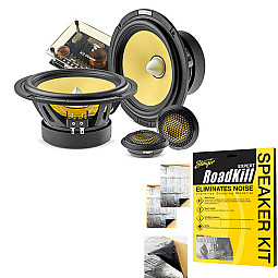 Focal ES165K2E 6.5” (16.5cm) 2-Way Component Car Speaker Kit with Sound Deadening Sheets Focal ES165K2E 6.5” (16.5cm) 2-Way Component Car Speaker Kit with Sound Deadening Sheets
