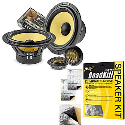 Focal ES165KE K2 Performance 6.5” (16.5cm) 2-Way Component Car Speaker Kit With Sound Deadening Sheets Focal ES165KE K2 Performance 6.5” (16.5cm) 2-Way Component Car Speaker Kit With Sound Deadening Sheets