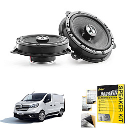 Focal ICRNS165 Renault Trafic 3 2015 > 6.5" Front Door 2-Way Coaxial Speaker Upgrade Kit With Sound Proofing Sheet Focal ICRNS165 Renault Trafic 3 2015 > 6.5" Front Door 2-Way Coaxial Speaker Upgrade Kit With Sound Proofing Sheet