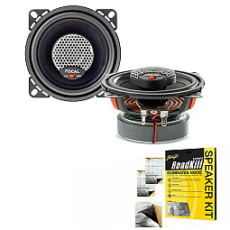 Focal ICU100 4" 10cm 2 Way Coaxial Speaker With Sound Proofing Deadening Sheet Focal ICU100 4" 10cm 2 Way Coaxial Speaker With Sound Proofing Deadening Sheet