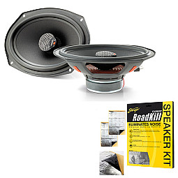 Focal ICU690 Integration Series 6" x 9" 2-Way Coaxial Car speakers With Sound Proofing Deadening Sheet Focal ICU690 Integration Series 6" x 9" 2-Way Coaxial Car speakers With Sound Proofing Deadening Sheet