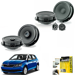 Skoda Fabia III  2015 - 2021 Front and Rear Focal INSIDE Speaker Upgrade Kit Skoda Fabia III  2015 - 2021 Front and Rear Focal INSIDE Speaker Upgrade Kit