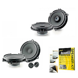 Focal INSIDE CONFORT 6.0 Ford Ranger Front and Rear Door Speaker Upgrade Kit Focal INSIDE CONFORT 6.0 Ford Ranger Front and Rear Door Speaker Upgrade Kit