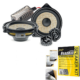 Focal ISMBZ100 Inside Series 4" Direct Fit Mercedes Component Speaker With Sound Proofing Sheet