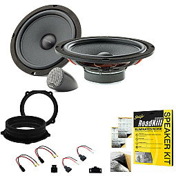 Audi TT MK2 (8J) (2006-2014) Focal 8" Front Door Dash Tweeters Wiring Speaker Upgrade Kit Audi TT MK2 (8J) (2006-2014) Focal 8" Front Door Dash Tweeters Wiring Speaker Upgrade Kit