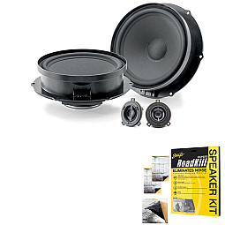 Focal INSIDE ISVW180 180mm 2-Way Component Volkswagen Speakers With Sound Proofing Sheet Focal INSIDE ISVW180 180mm 2-Way Component Volkswagen Speakers With Sound Proofing Sheet