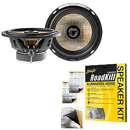 Focal PC 165 FE 6.5" 16.5cm 2-Way Coaxial 140W Car Speakers Kit + Sound Deadening Sheets Focal PC 165 FE 6.5" 16.5cm 2-Way Coaxial 140W Car Speakers Kit + Sound Deadening Sheets