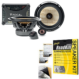 Focal PS165FXE 16.5cm BI-Amplified 2 Way Component Car Speaker Kit + Sound Deadening Sheets Focal PS165FXE 16.5cm BI-Amplified 2 Way Component Car Speaker Kit + Sound Deadening Sheets