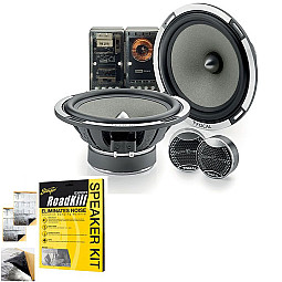 Focal PS165V1-LE Performance 16.5cm 6.5" 2 Way Component Speakers + Sound Deadening Sheets Focal PS165V1-LE Performance 16.5cm 6.5" 2 Way Component Speakers + Sound Deadening Sheets