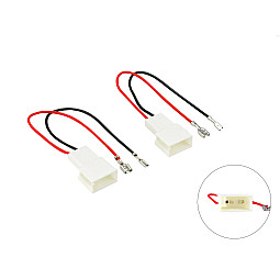 CT55-MT01 Mitsubishi ASX, Colt, Grand Pajero, L200, Shogun Speaker Adaptor Lead Harness Loom CT55-MT01 Mitsubishi ASX, Colt, Grand Pajero, L200, Shogun Speaker Adaptor Lead Harness Loom