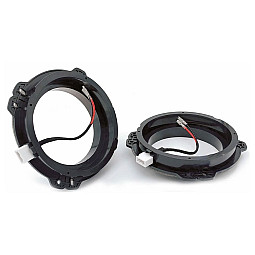 SAHY20 6.5" Car Door Speaker Adapters With Plugs For Hyundai