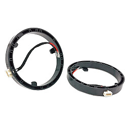 SAMT10 6.5" Front or Rear Door Speaker Adapters With Plugs For Mitsubishi
