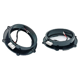 SAVW31 6.5" Front Door Car Speaker Adapters With Plugs For Volkswagen