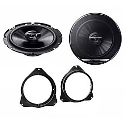 Citroen Berlingo 2008-2018 Pioneer 17cm Front Door Speaker Upgrade Kit Citroen Berlingo 2008-2018 Pioneer 17cm Front Door Speaker Upgrade Kit
