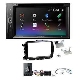Fiat 500 2015 - 2021 Pioneer 6.2" Screen USB Bluetooth CD,DVD iPod iPhone Stereo Upgrade Pack