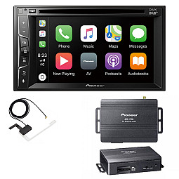 Pioneer 6.2" Screen Car CD DVD Player Bluetooth Apple Carplay, DAB+ Digital Radio With Navigation Add-on System