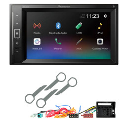VW Transporter T5 RCD200 Pioneer 6.2" Screen Bluetooth iPod iPhone Stereo Upgrade Kit
