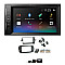 Fiat 500 2007 - 2015 Piano Black Pioneer 6.2" Screen Bluetooth iPod iPhone Stereo Upgrade Kit