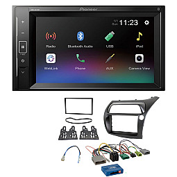 Honda Civic 2006 - 2011 Pioneer 6.2" Screen Bluetooth iPod iPhone Stereo Upgrade Kit Honda Civic 2006 - 2011 Pioneer 6.2" Screen Bluetooth iPod iPhone Stereo Upgrade Kit