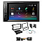 VW EOS, Fusca, Golf, Jetta Matt Black Pioneer 6.2" Screen Bluetooth iPod iPhone Stereo Upgrade Kit