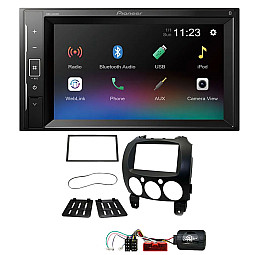 Mazda 2 Non-Bose Pioneer 6.2" Screen Bluetooth iPod iPhone Stereo Upgrade Kit Mazda 2 Non-Bose Pioneer 6.2" Screen Bluetooth iPod iPhone Stereo Upgrade Kit