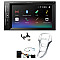 Vauxhall Astra 2010-2015 Silver Pioneer 6.2" Screen Bluetooth iPod iPhone Stereo Upgrade Kit