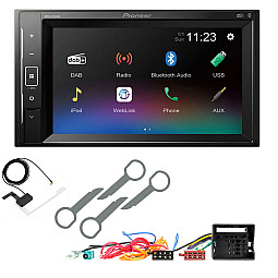 VW Transporter T5 RCD200 Pioneer DAB Digital Radio 6.2" Screen Bluetooth Stereo Upgrade Kit VW Transporter T5 RCD200 Pioneer DAB Digital Radio 6.2" Screen Bluetooth Stereo Upgrade Kit
