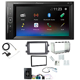 Fiat Ducato 2021 Onwards Pioneer DAB Digital Radio, 6.2" Screen iPod iPhone Bluetooth Stereo Upgrade Kit