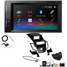 Ford Fiesta 2013 - 2017 Pioneer Double Din with DAB, 6.2" Screen Bluetooth Stereo Upgrade Kit Ford Fiesta 2013 - 2017 Pioneer Double Din with DAB, 6.2" Screen Bluetooth Stereo Upgrade Kit