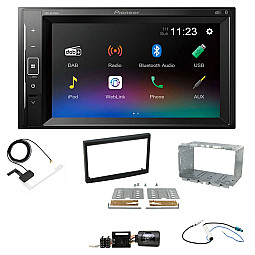 Citroen C2, C3 2005-2009 Pioneer DMH-A240DAB DAB Digital Radio, 6.2" Screen Bluetooth Stereo Upgrade Kit Citroen C2, C3 2005-2009 Pioneer DMH-A240DAB DAB Digital Radio, 6.2" Screen Bluetooth Stereo Upgrade Kit