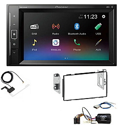 Nissan Qashqai 2007-2013 Pioneer DAB Digital Radio, 6.2" Screen Bluetooth iPod iPhone Stereo Upgrade Kit Nissan Qashqai 2007-2013 Pioneer DAB Digital Radio, 6.2" Screen Bluetooth iPod iPhone Stereo Upgrade Kit